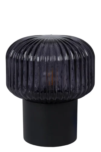 Настольная лампа Jany 78595/01/30 Lucide чёрная 1 лампа, основание чёрное металл в стиле современный винтаж  фото 2